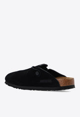 BirkenstockBoston Buckled Leather Slippers660473 0-BLACKBlack