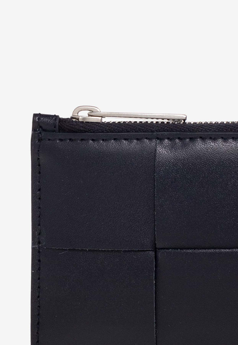 Bottega Veneta Intrecciato Calf Leather Zip Cardholder Space 679843 VBWD3-8838