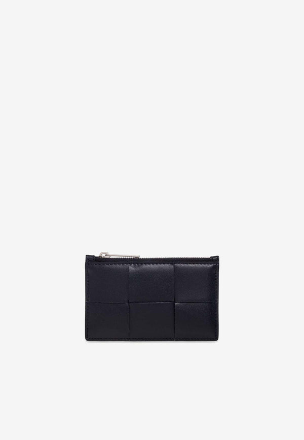 Bottega Veneta Intrecciato Calf Leather Zip Cardholder Space 679843 VBWD3-8838