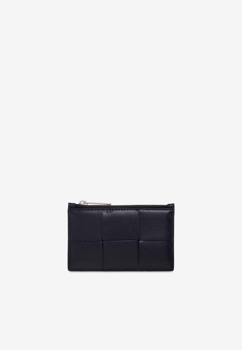 Bottega Veneta Intrecciato Calf Leather Zip Cardholder Space 679843 VBWD3-8838