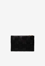 Bottega Veneta Intreccio Leather Pouch 690586 VCQC1-8425