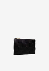 Bottega Veneta Intreccio Leather Pouch 690586 VCQC1-8425