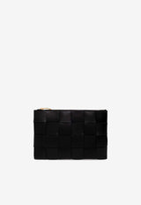 Bottega Veneta Intreccio Leather Pouch 690586 VCQC1-8425