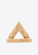 Bottega Veneta V-shaped Point Ring Gold 708255 VAHU0-8120