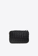 Bottega Veneta Small Classic Hidrology Intrecciato Crossbody Bag Nero 710048 V2E42-8803