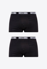 Moschino Logo Band Boxers - Set of 2 Black 2221 A4771 8136-0555