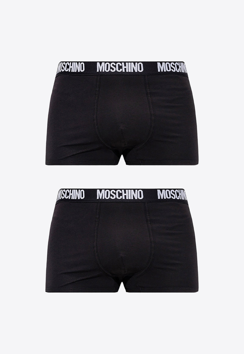 Moschino Logo Band Boxers - Set of 2 Black 2221 A4771 8136-0555