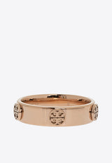 Tory Burch Miller Embossed Logo Ring Rose Gold 76882 0-654