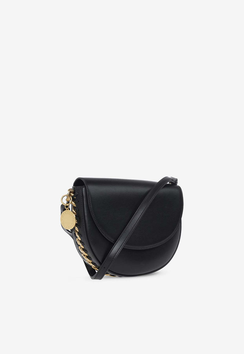 Stella McCartney Medium Frayme Shoulder Bag Black 7B0006 W8839-1000