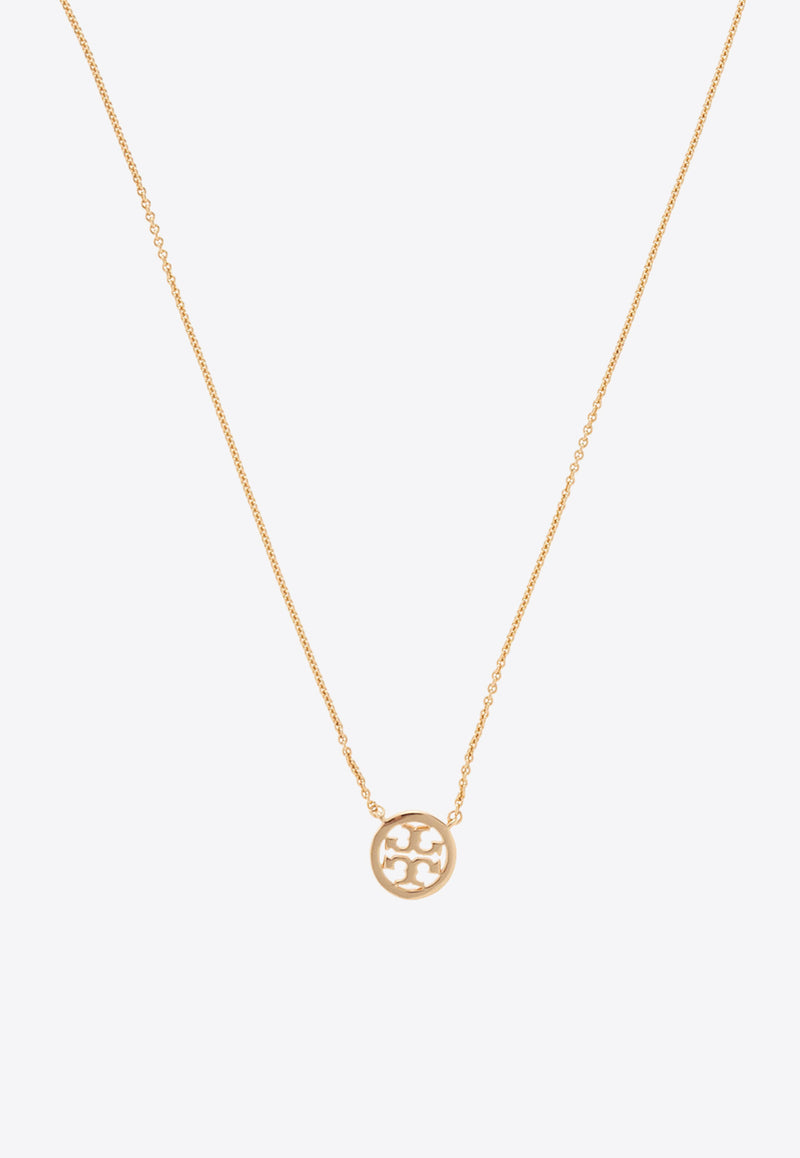 Tory Burch Miller Paved Logo Delicate Necklace Gold 53420 0-783