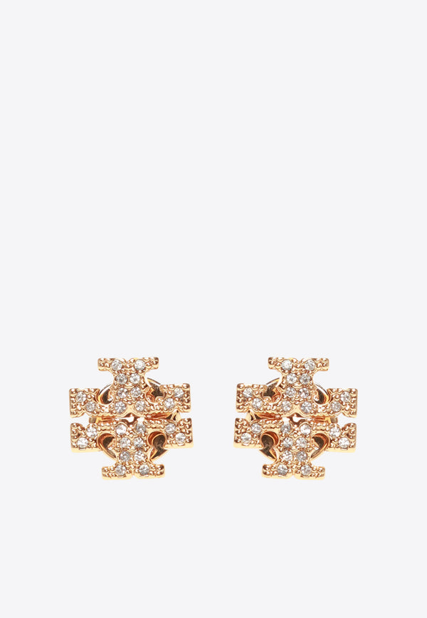 Tory Burch Kira Crystal Pave Stud Earrings Gold 53423 0-783