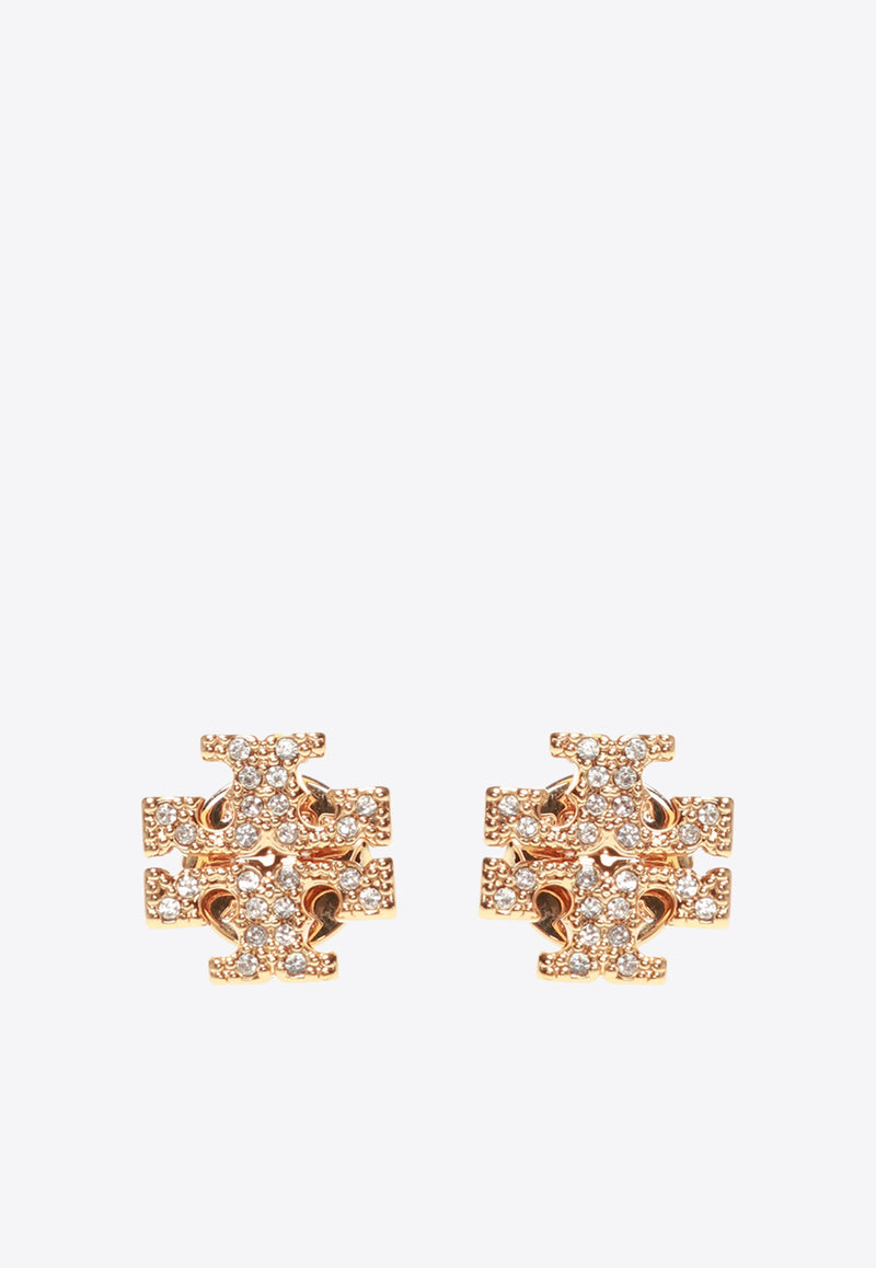 Tory Burch Kira Crystal Pave Stud Earrings Gold 53423 0-783