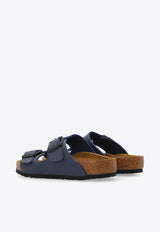 Birkenstock Kids Kids Arizona Birko-Flor Slides 552903 0-NAVY