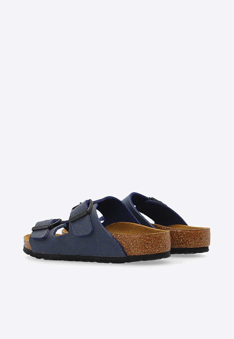 Birkenstock Kids Kids Arizona Birko-Flor Slides 552903 0-NAVY