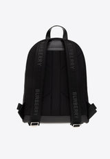 Burberry Logo Print Nylon Backpack Black 8063495 A1189-BLACK