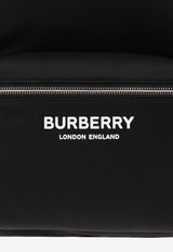 Burberry Logo Print Nylon Backpack Black 8063495 A1189-BLACK