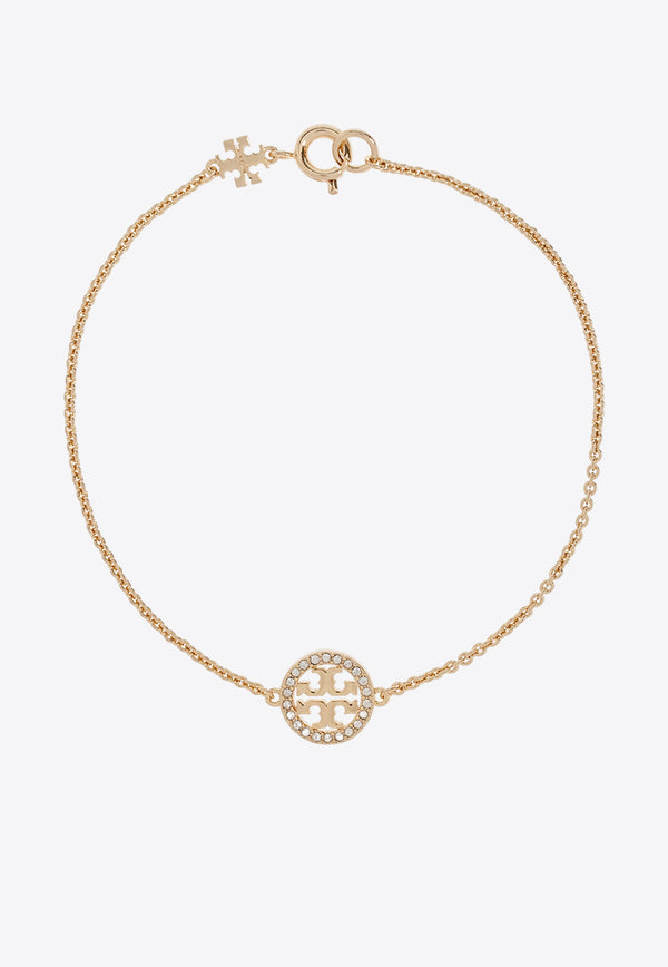 Tory Burch Miller Crystal Paved Chain Bracelet Gold 80997 0-783