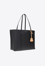 Tory Burch Large Perry Leather Tote Bag Black 81932 0-001