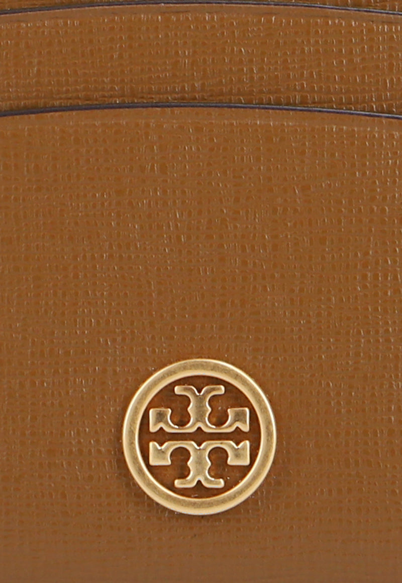 Tory Burch Robinson Leather Cardholder Brown 84070 0-244