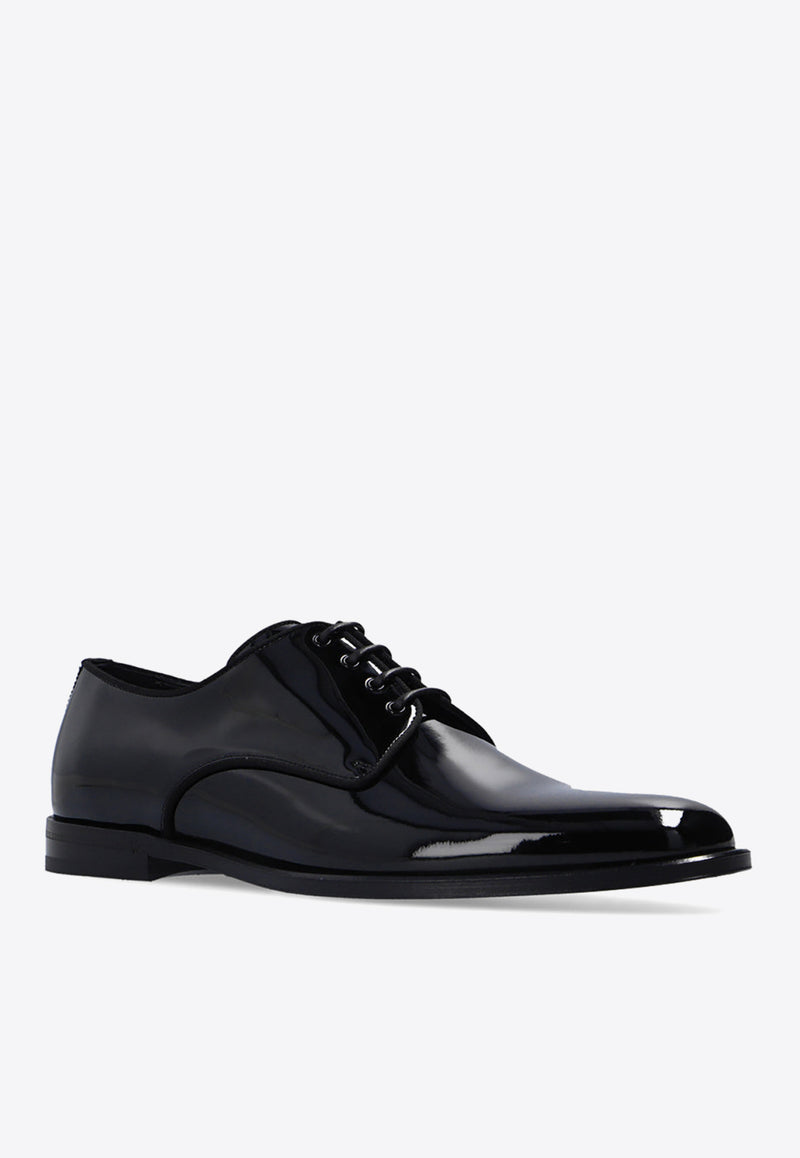 Dolce 
Gabbana Patent Leather Derby Shoes A10597 AX651-80999