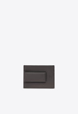 Salvatore Ferragamo Gancini Cardholder with Magnetic Clip Black 66A387 REVIVAL GANC 733364-NERO