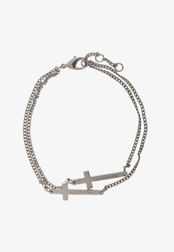 Dsquared2 Double Cross Bracelet ARM0002 37200001-F124