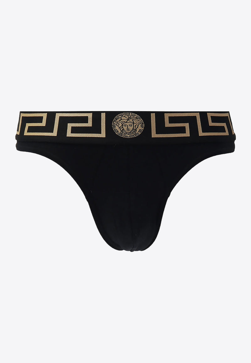 Versace Medusa Head Briefs Black AU100022 A232741-A80G