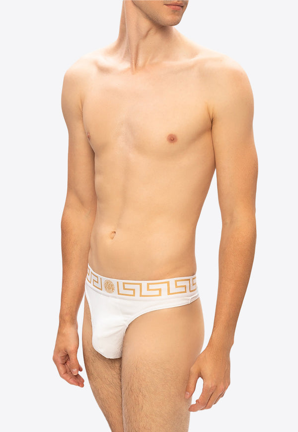 Versace Medusa Head Briefs White AU100022 A232741-A81H