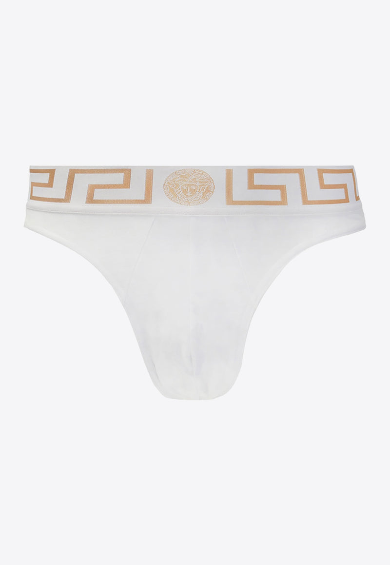 Versace Medusa Head Briefs White AU100022 A232741-A81H