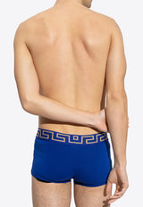 Versace Greca Waistband Boxer Briefs Blue AU10026 A232741-A85K