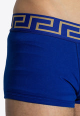 Versace Greca Waistband Boxer Briefs Blue AU10026 A232741-A85K