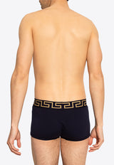 Versace Greca Border Trunks - Pack of 2 AU10181 A232741-A40I Multicolor