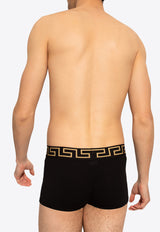 Versace Greca Border Trunks - Pack of 2 AU10181 A232741-A83K Multicolor