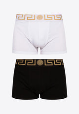 Versace Greca Border Trunks - Pack of 2 AU10181 A232741-A83K Multicolor