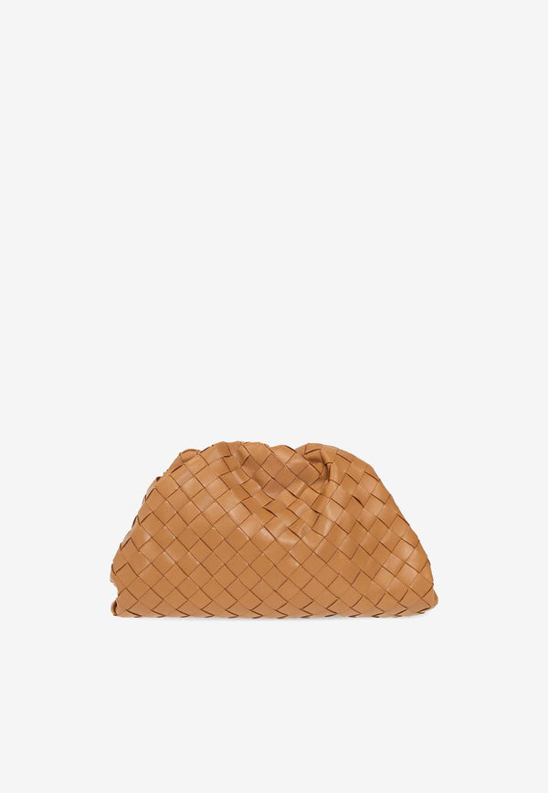 Bottega Veneta Teen Pouch Clutch in Intrecciato Leather Caramel 698895 VCPP0-9830