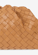 Bottega Veneta Teen Pouch Clutch in Intrecciato Leather Caramel 698895 VCPP0-9830