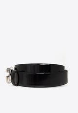 Dolce 
Gabbana Interlock Logo Leather Belt BE1446 AI413-80999