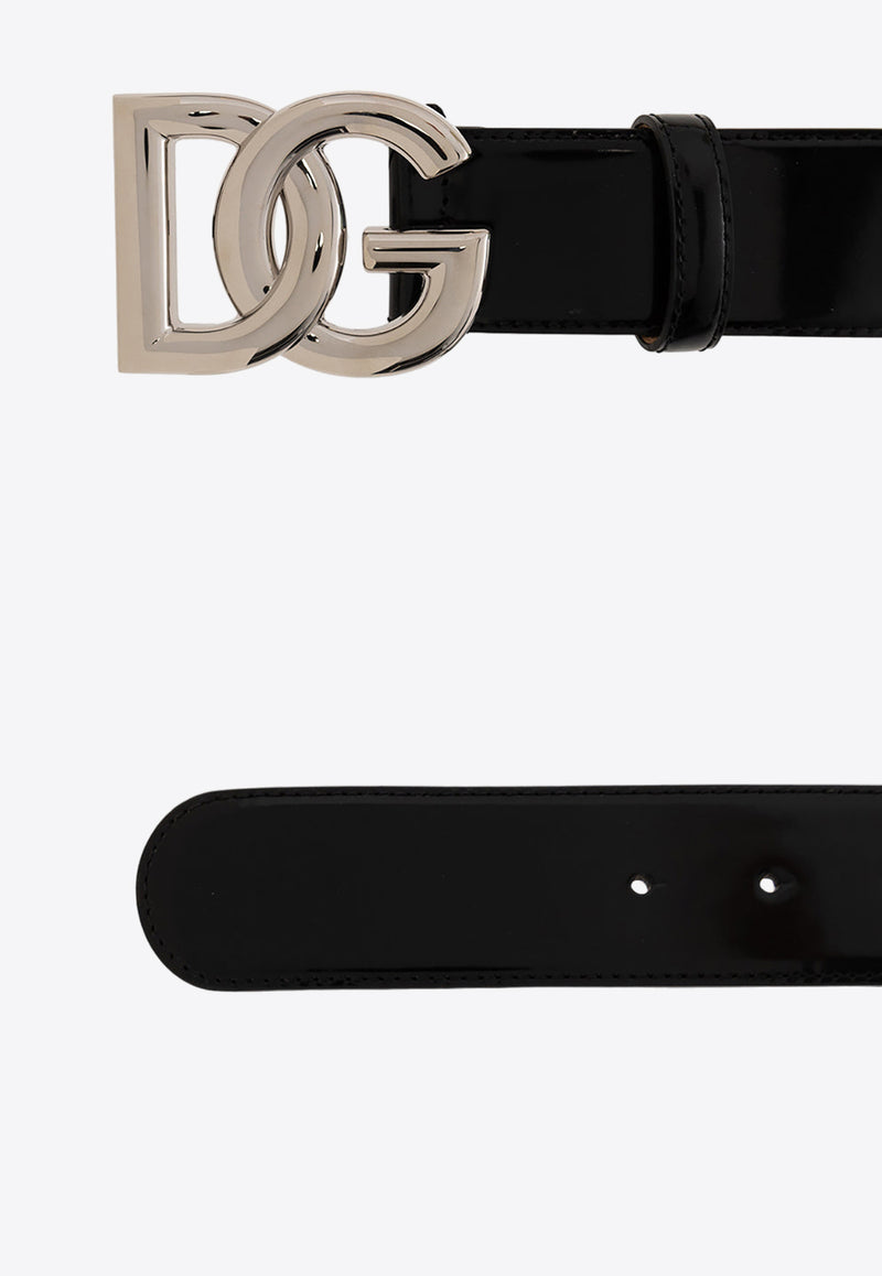 Dolce 
Gabbana Interlock Logo Leather Belt BE1446 AI413-80999