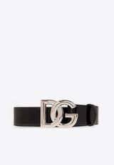 Dolce 
Gabbana Interlock Logo Leather Belt BE1446 AI413-80999