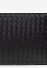 Bottega Veneta Medium Intrecciato Document Holder Black 732638 V2E41-8803