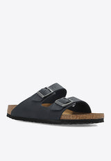 BirkenstockArizona Leather Slides752483 0-BLACKBlack