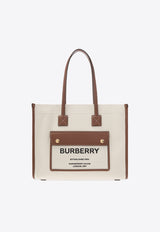 Burberry Small Freya Tote Bag Cream 8044138 A1395-NATURAL TAN