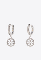 Tory Burch Miller Hoop Earrings Silver 87041 0-020