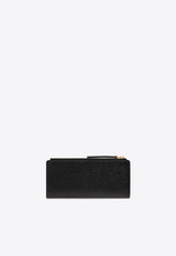 Tory Burch Robinson Zip Slim Leather Wallet Black 87161 0-001