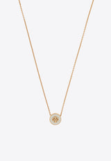 Tory Burch Kira Enamel Pendant Necklace Gold 90549 0-700