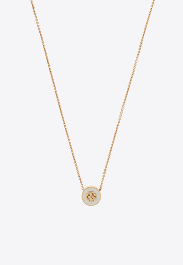 Tory Burch Kira Enamel Pendant Necklace Gold 90549 0-700