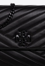 Tory Burch Kira Chevron Convertible Shoulder Bag Black 90857 0-003