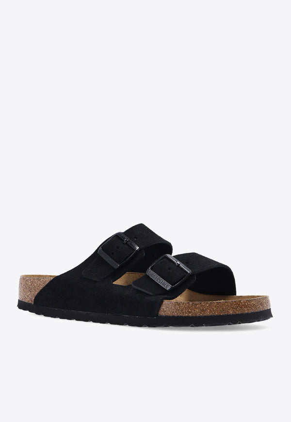 BirkenstockArizona Double-Strap Leather Slides951321 0-BLACKBlack