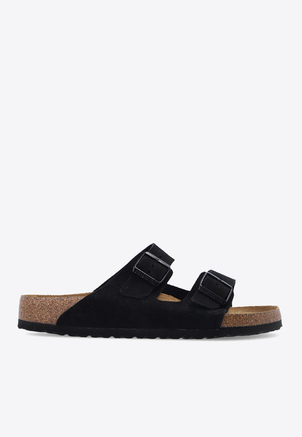 BirkenstockArizona Double-Strap Leather Slides951321 0-BLACKBlack