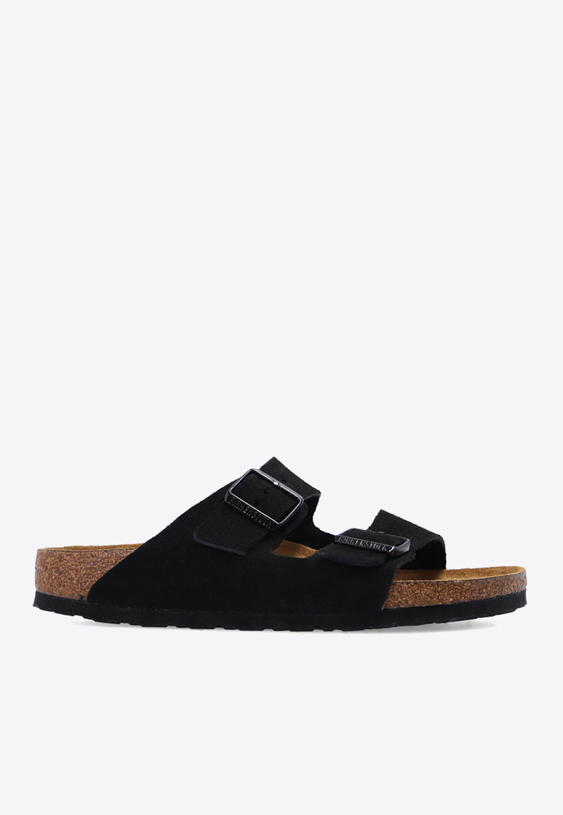 BirkenstockArizona Rivet Leather Slides951323 0-BLACKBlack